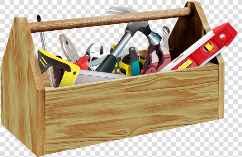 Tools  Toolbox  Construction  Builder  Handyman   Tools In A Tool Box  HD Png DownloadTransparent PNG