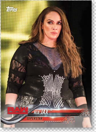 2018 Topps Wwe Nia Jax Base Poster   Nia Jax Png 2017  Transparent PngTransparent PNG