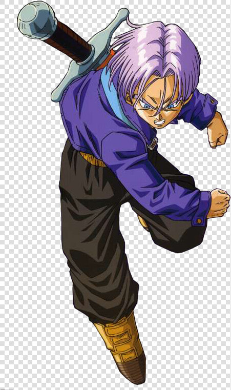 Character Profile  Dragon Ball Z  Dbz  Trunks  Anime    Dragon Ball Super Trunks With Purple Hair  HD Png DownloadTransparent PNG