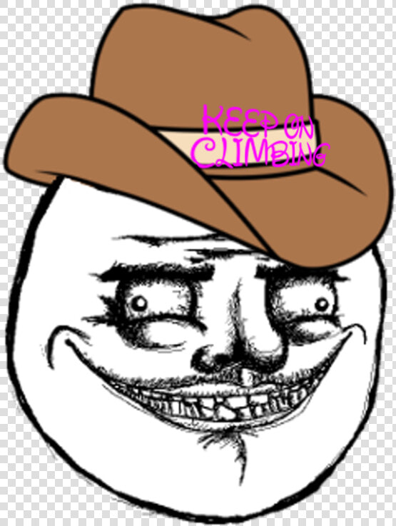 Ke Cimbing Face Hat Nose Headgear Head Clip Art Fashion   Troll Face Coloring Page  HD Png DownloadTransparent PNG