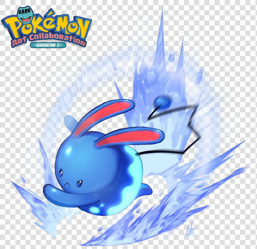 Azumarill Con Aqua Jet  HD Png DownloadTransparent PNG
