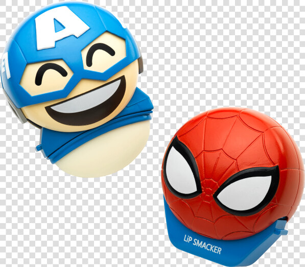 Disney Emoji Lip Balm Duo   Lip Smacker Emoji Captain America  HD Png DownloadTransparent PNG