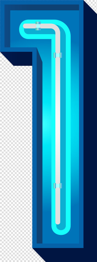 Transparent Neon Line Png   Blue Neon Numbers Png  Png DownloadTransparent PNG
