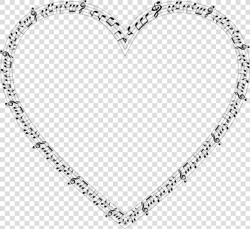 Music Notes Heart Clipart Clip Art Library Clipart   Vintage Heart Clipart  HD Png DownloadTransparent PNG