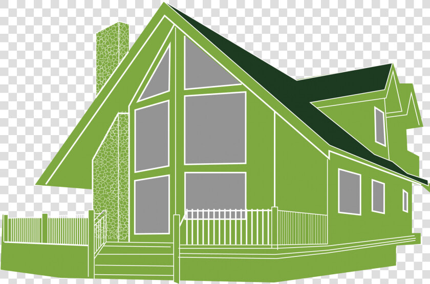 Attic Drawing Sloping Roof House   House  HD Png DownloadTransparent PNG