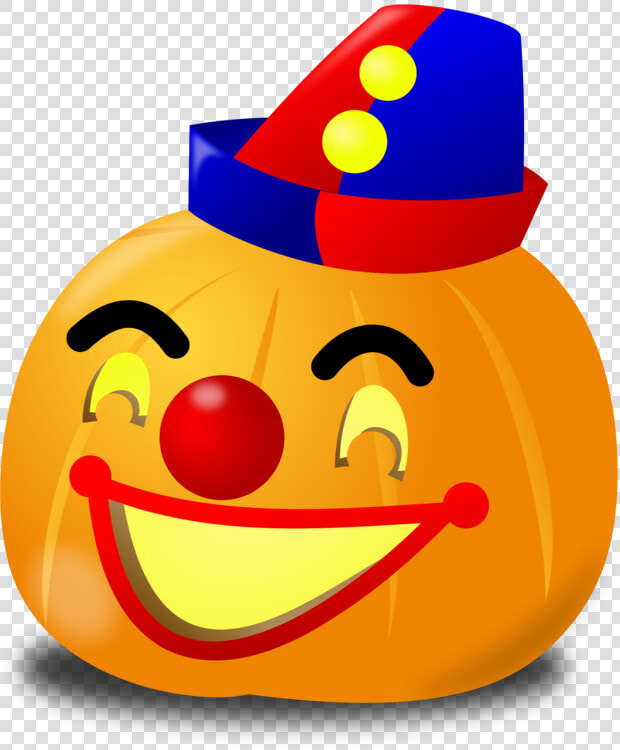 Emoticon smiley fruit   Calabaza Halloween Payaso  HD Png DownloadTransparent PNG