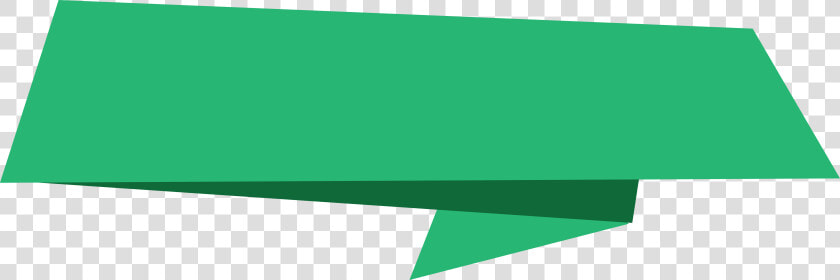 Green Bannner Origami   Green Origami Banner  HD Png DownloadTransparent PNG