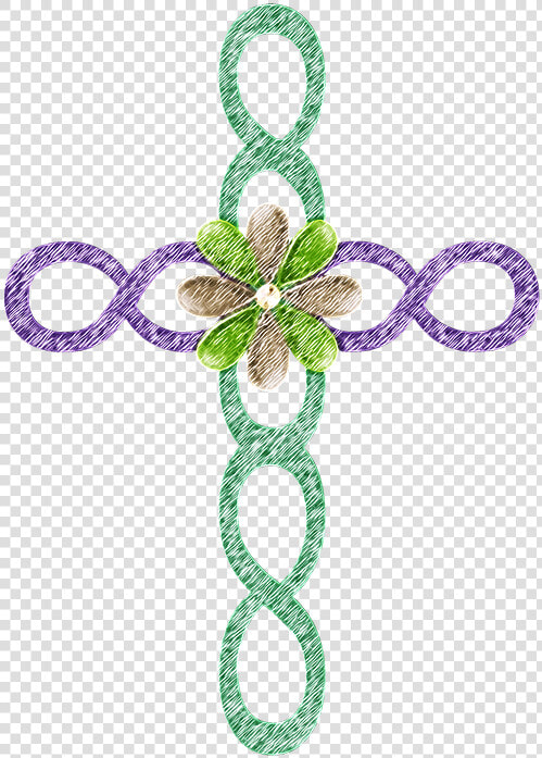 Cross Green Symbol Religion Decoration   Chain  HD Png DownloadTransparent PNG