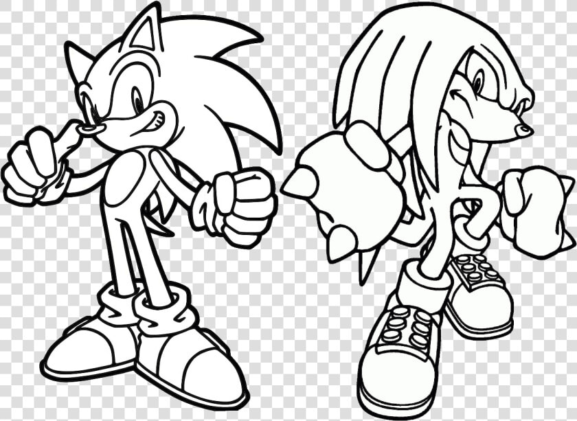 Sonic Boom Knuckles Wiring Diagram Database   Knuckles Sonic The Hedgehog Coloring Pages  HD Png DownloadTransparent PNG