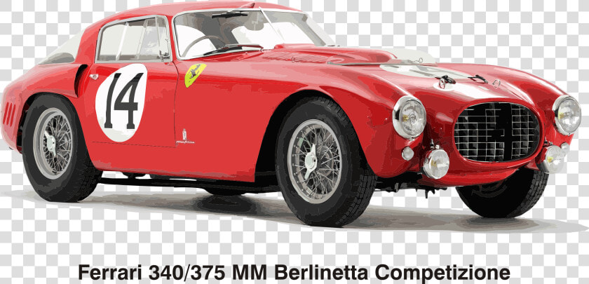 Ferrari 340 375 Mm Berlinetta Competizione  Year 1953   1953 Ferrari 340 Mm  HD Png DownloadTransparent PNG