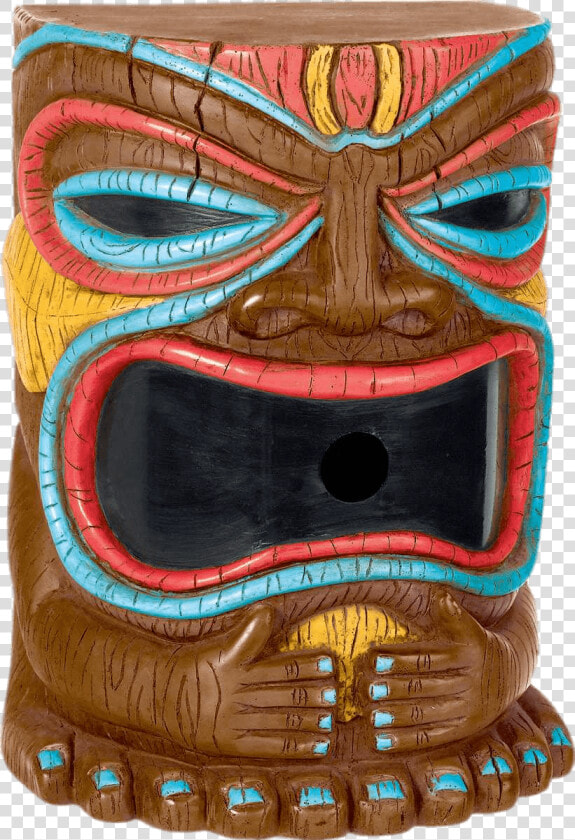 Tiki Head Hands On Belly   Tiki Bubble Machine  HD Png DownloadTransparent PNG