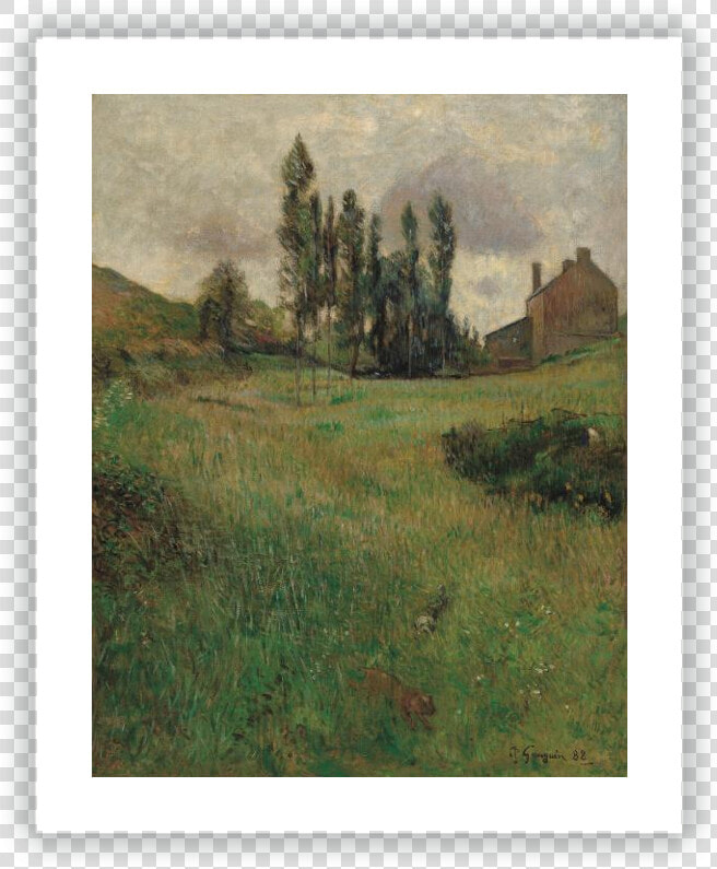 Perros Corriendo En El   Dogs Running Through A Field Paul Gauguin  HD Png DownloadTransparent PNG