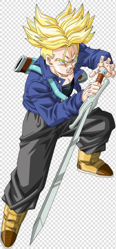 Dbz Future Trunks Ssj   Png Download   Dragon Ball Z Super Saiyan Trunks  Transparent PngTransparent PNG