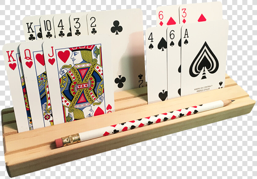 Wooden Card Rack With Pencil Holder   Playing Card Gifts  HD Png DownloadTransparent PNG