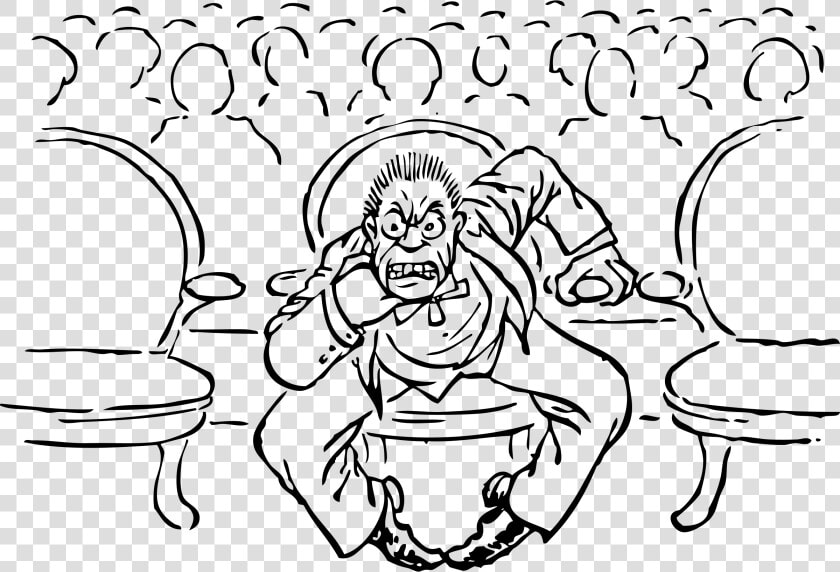 Irate At The Theater Clip Arts   Face Like A Thunder  HD Png DownloadTransparent PNG
