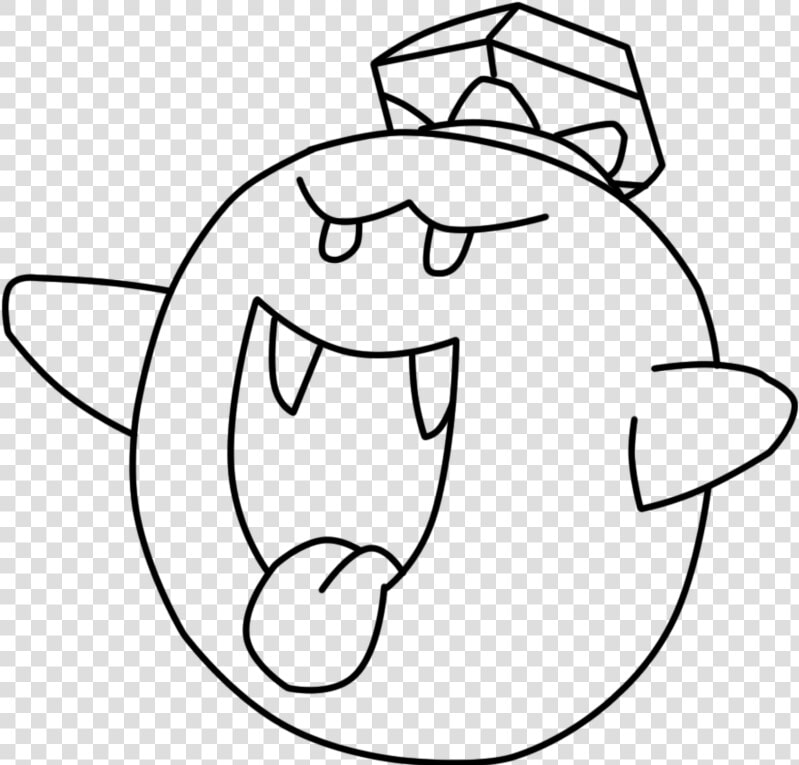 King Boo Coloring Pages   King Boo Luigi  39 s Mansion Coloring Pages  HD Png DownloadTransparent PNG