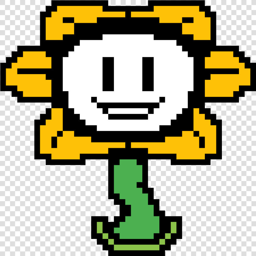 Undertale Pixel Art Flowey  HD Png DownloadTransparent PNG