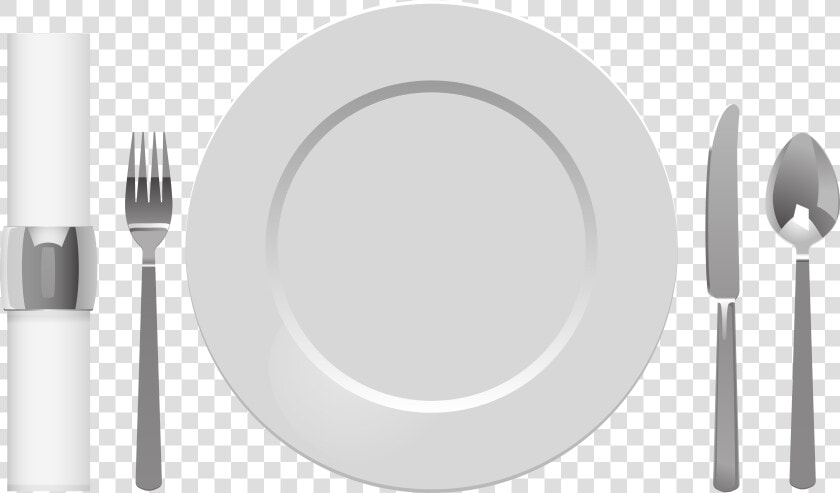 Plate Spoon Table Knife Fork And Napkin Png Clipart   Fork Spoon Knife Plate Napkin  Transparent PngTransparent PNG