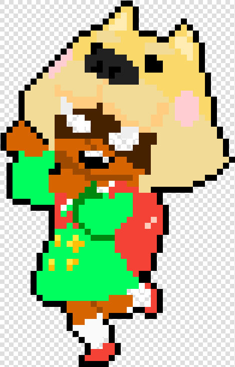 Nita Shiba Brawl Stars Pixel Art  HD Png DownloadTransparent PNG
