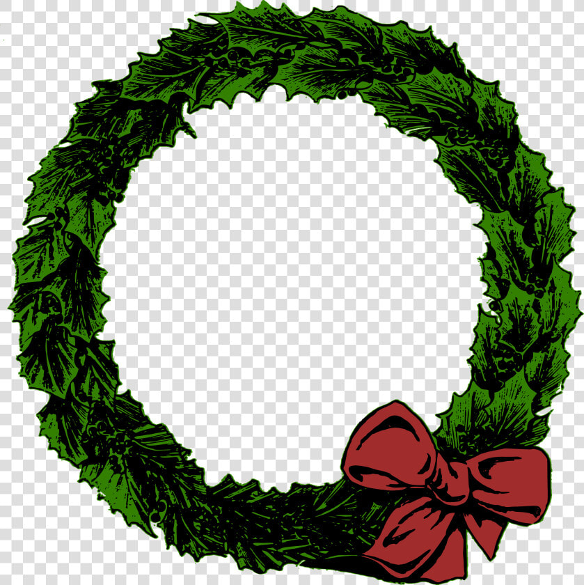 Christmas Garland Border Png   Christmas Wreath Transparent  png  Png DownloadTransparent PNG