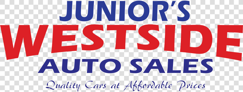 Jr Normal Font White Border   Juniors Westside Auto Sales  HD Png DownloadTransparent PNG