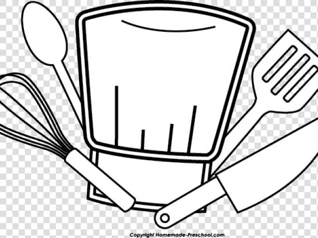 Chef Hat Clipart   Black And White Cooking Hat  HD Png DownloadTransparent PNG