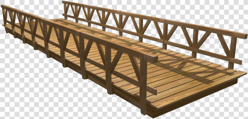 Transparent Wooden Bridge Png   Simple Timber Truss Bridge  Png DownloadTransparent PNG