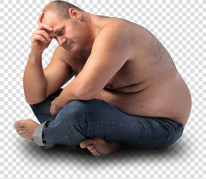 View Fat man     Fat Man Sitting Png  Transparent PngTransparent PNG