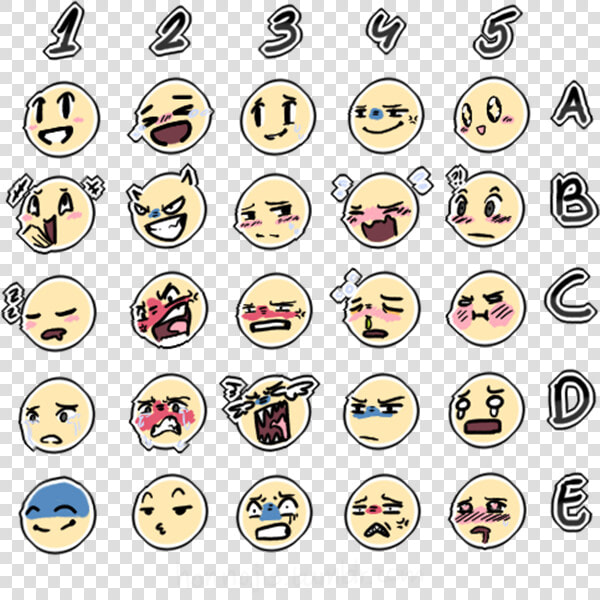 Drawing Facial Expression Board  HD Png DownloadTransparent PNG