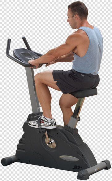 Endurance B2u Manual Upright Bike   Body Solid Endurance B2u Upright Exercise Bike  HD Png DownloadTransparent PNG