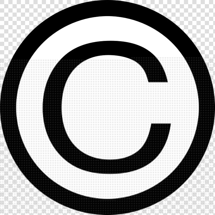 Copyright  Symbol  Sign  Black  White  Circled  Capital   All Rights Reserved Png  Transparent PngTransparent PNG