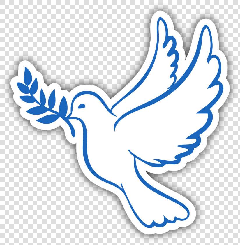 Doves As Symbols Baptism Holy Spirit First Communion   Stickers Del Espiritu Santo  HD Png DownloadTransparent PNG
