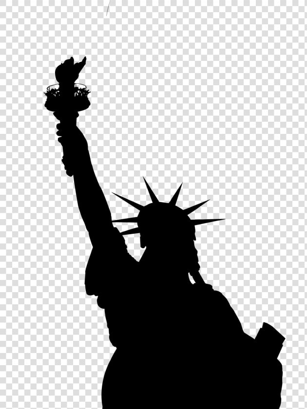 Statue Of Liberty Silhouette   Statue Of Liberty  HD Png DownloadTransparent PNG