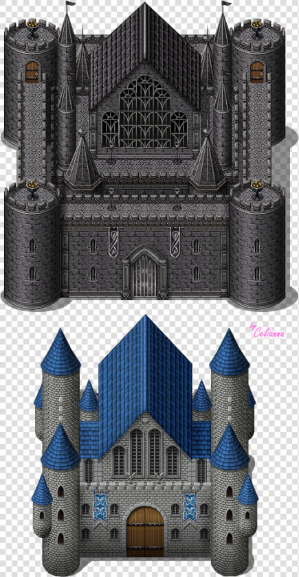 Pixanna Exterior Tiles   Rpg Maker Fes Castle  HD Png DownloadTransparent PNG