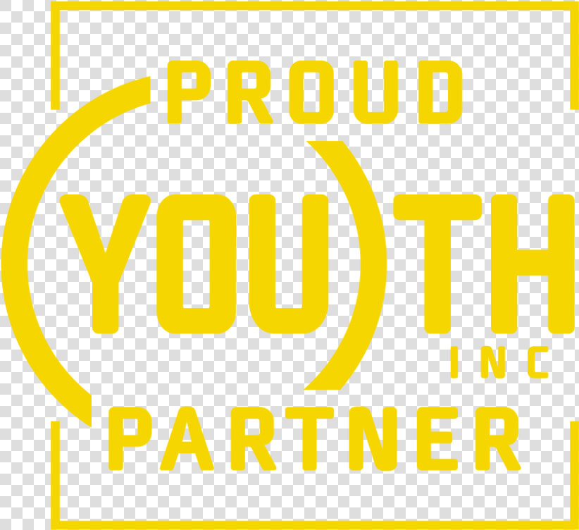 Youth Inc Proud Partner Yellow   Youth Inc  HD Png DownloadTransparent PNG