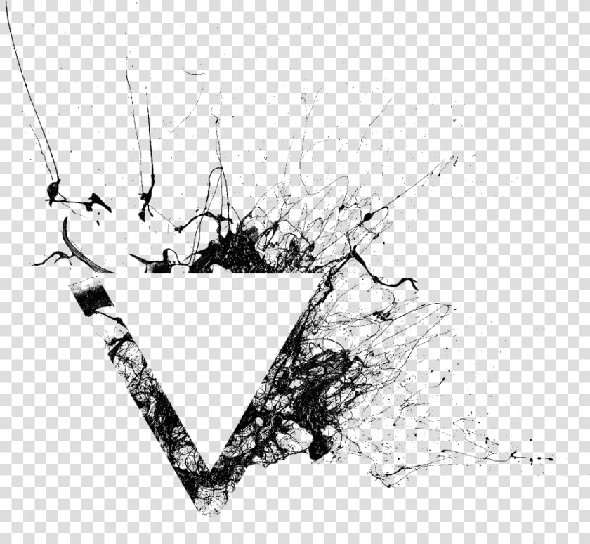 Triangle Paint Splatter Black Splash 4asno4i Ftes   Lisa Und Lena Tik Tok Bilder  HD Png DownloadTransparent PNG