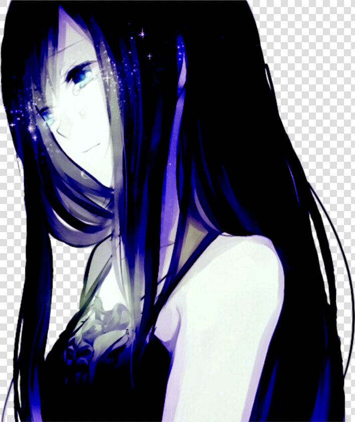 Anime Animegirl Crying Sadness Despair Tears   Sad Anime Girl Crying  HD Png DownloadTransparent PNG