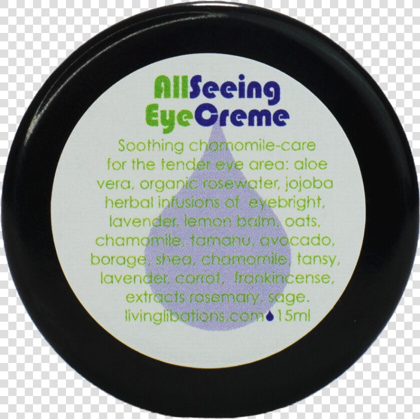 Living Libations All Seeing Eye Creme 15ml Uk Class   Circle  HD Png DownloadTransparent PNG