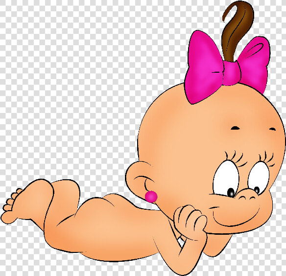 Transparent Baby Girl Clipart Png   Cute Baby Cartoon Character  Png DownloadTransparent PNG