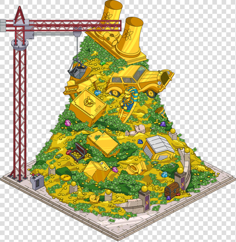 Transparent Money Pile Png   Simpsons Tapped Out Money Mountain  Png DownloadTransparent PNG