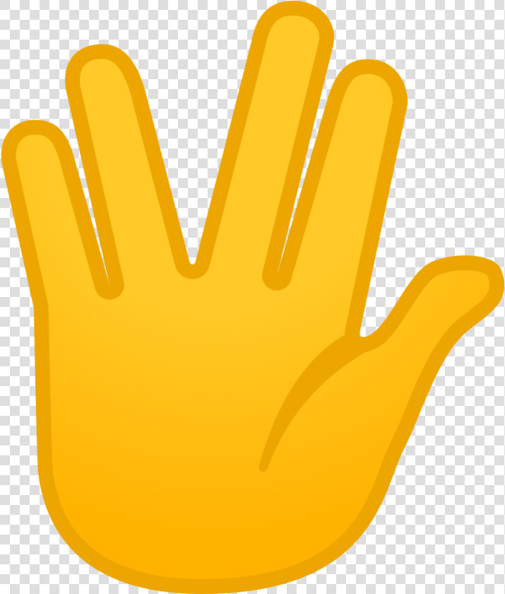 Vulcan Salute Icon   Vulcan Salute Emoji  HD Png DownloadTransparent PNG