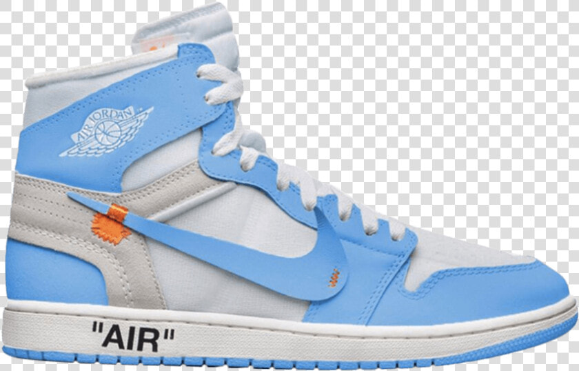Jordan 1 Off White Unc Goat  HD Png DownloadTransparent PNG