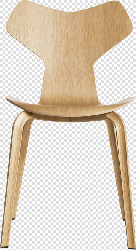 Grand Prix Chair Arne Jacobsen Clear Lacquered Oak   Grand Prix Chair Oak  HD Png DownloadTransparent PNG