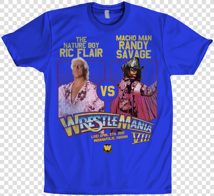 Ric Flair Vs Macho Man Wrestlemania Shirt  HD Png DownloadTransparent PNG