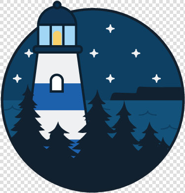 Lighthouse Doodle V2 Stars Night Maine Coast Lighthouse   Doodle Lighthouse Png  Transparent PngTransparent PNG