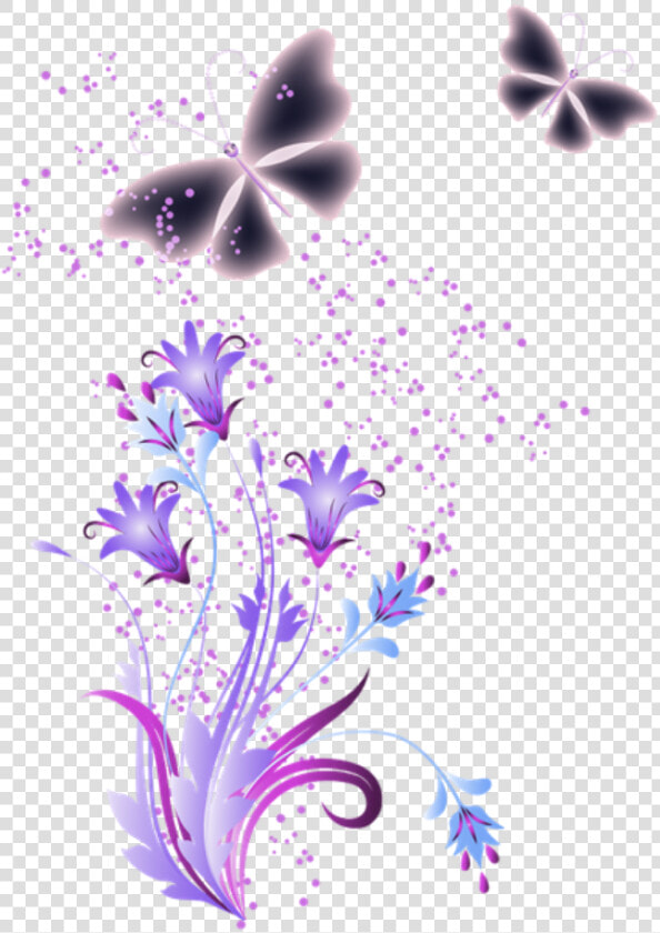 Diapositivas De Mariposa   Png Download   Flower Butterfly Background Png  Transparent PngTransparent PNG