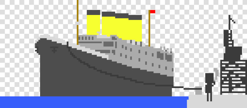 Transparent Titanic Png   Titanic Pixel Art  Png DownloadTransparent PNG