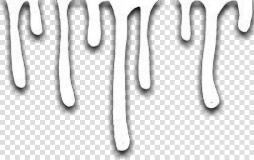  overlay  tumblr  aesthetic  white  dripping   Picsart Dripping Png In Black  Transparent PngTransparent PNG