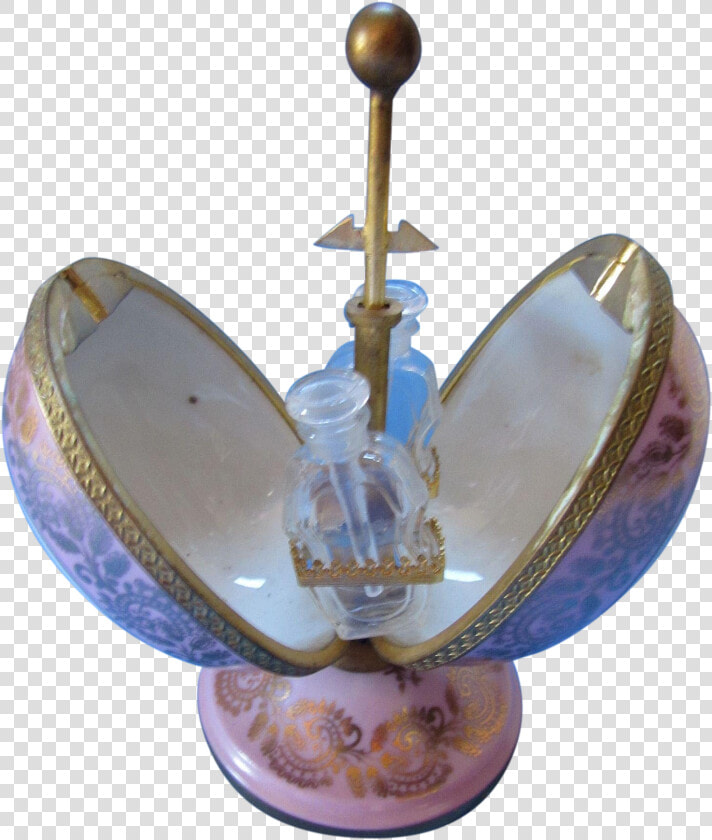 Goumot Labesse French Egg Shape Perfume Casket With   Antique  HD Png DownloadTransparent PNG