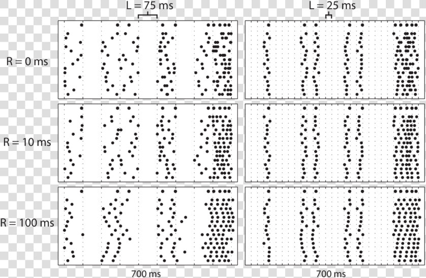 The Top Horizontal Line Of Dots For Each Subfigure   Monochrome  HD Png DownloadTransparent PNG